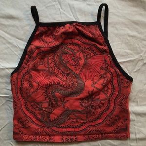 TRULY MADLY DEEPLY crop tank